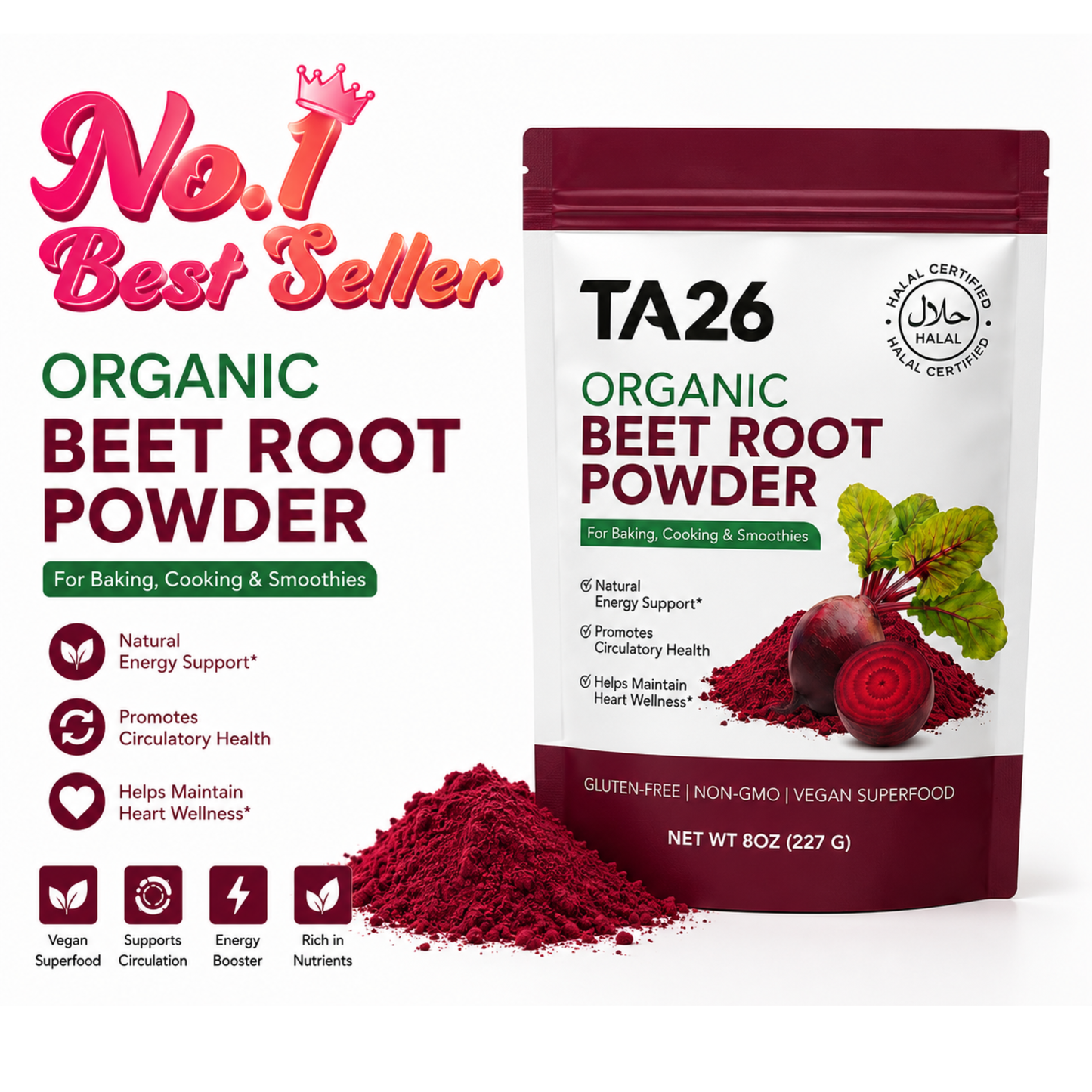 Organic Beetroot Powder