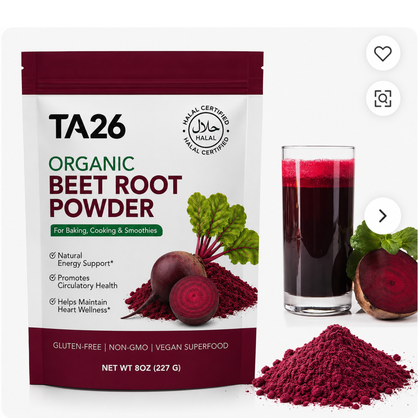 Organic Beetroot Powder