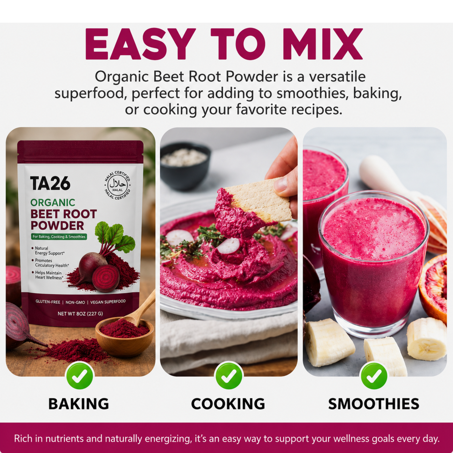 Organic Beetroot Powder